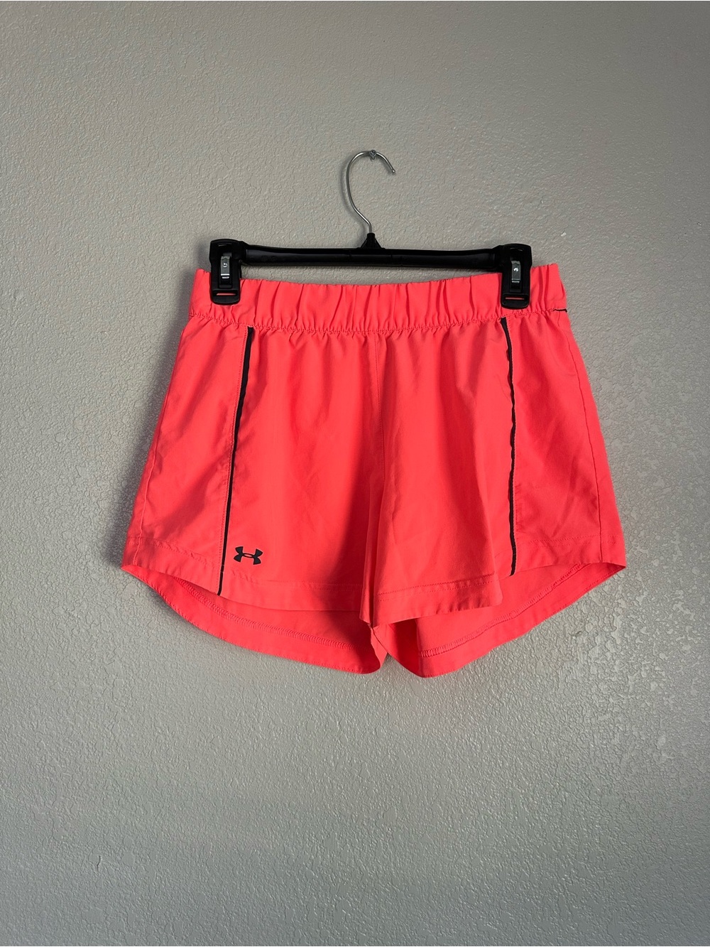Under Armour Pink/Orange Athletic Lightweight Workout Shorts